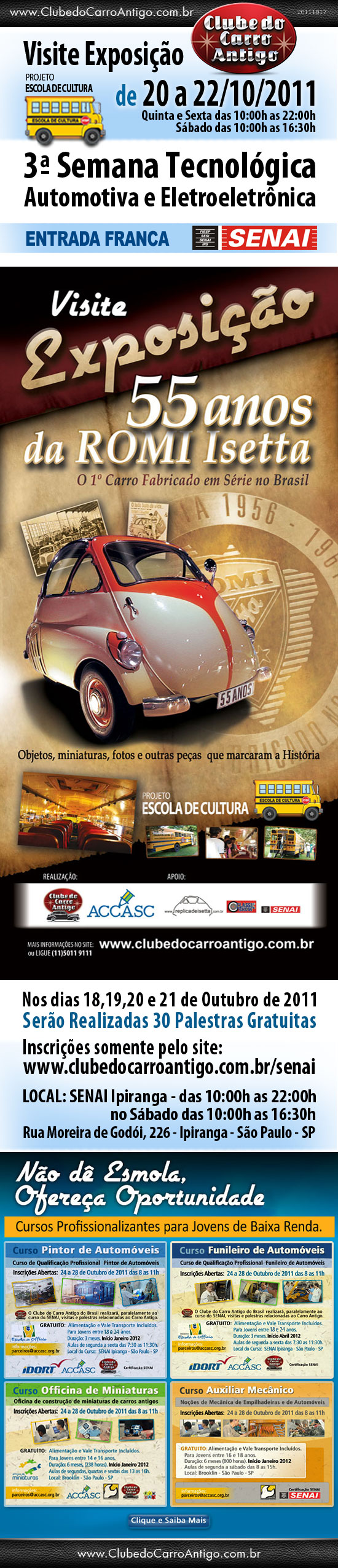 Exposição 55 anos de Romi Isetta