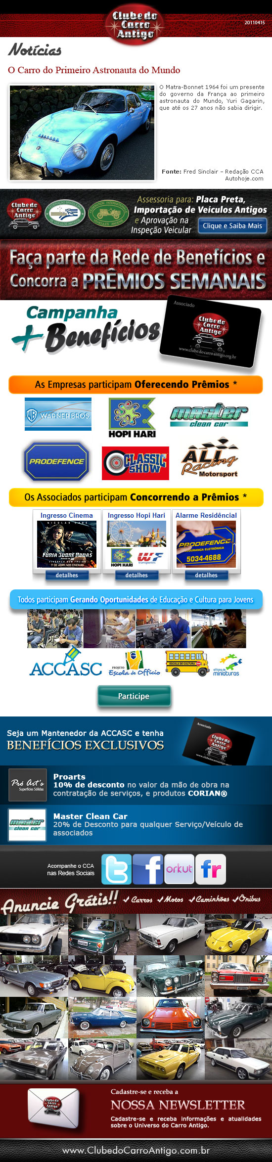 O Carro do Primeiro Astronauta do Mundo